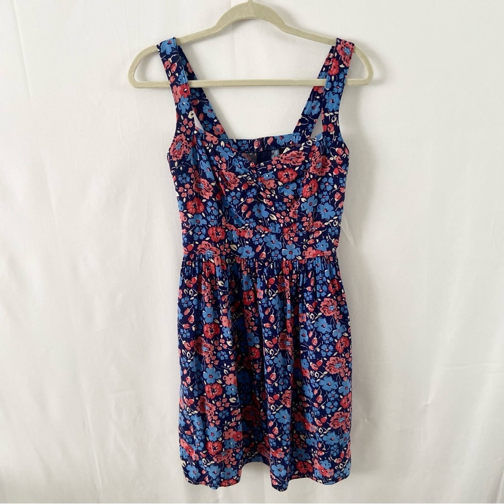 Vintage Y2K floral skater sweetheart dress mini - Picture 4 of 6